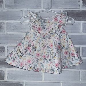 Floral Tommy Bahama Baby Dress with Ruffle Details